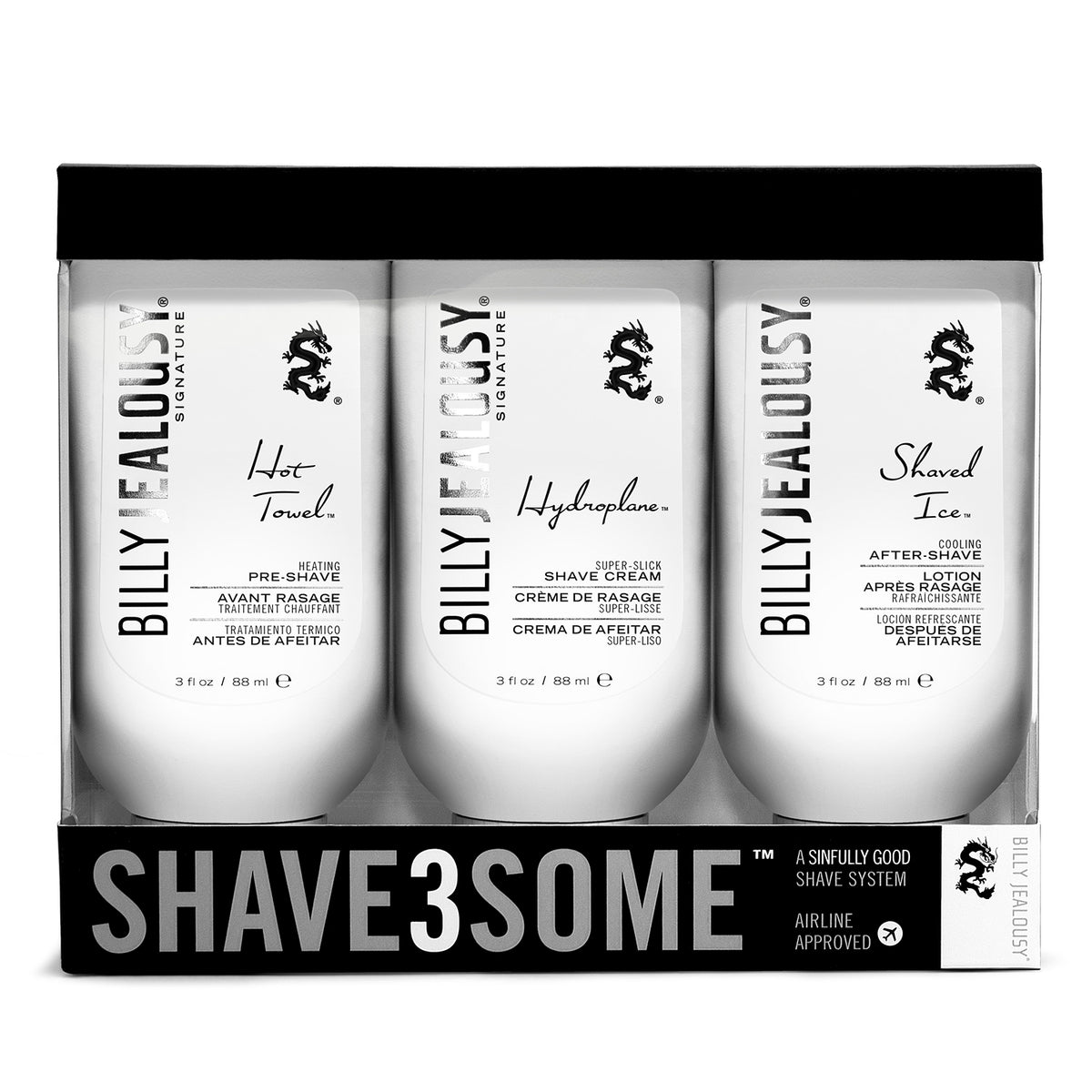 Billy Jealousy Shave 3 Some Kit (3) 3 OZ