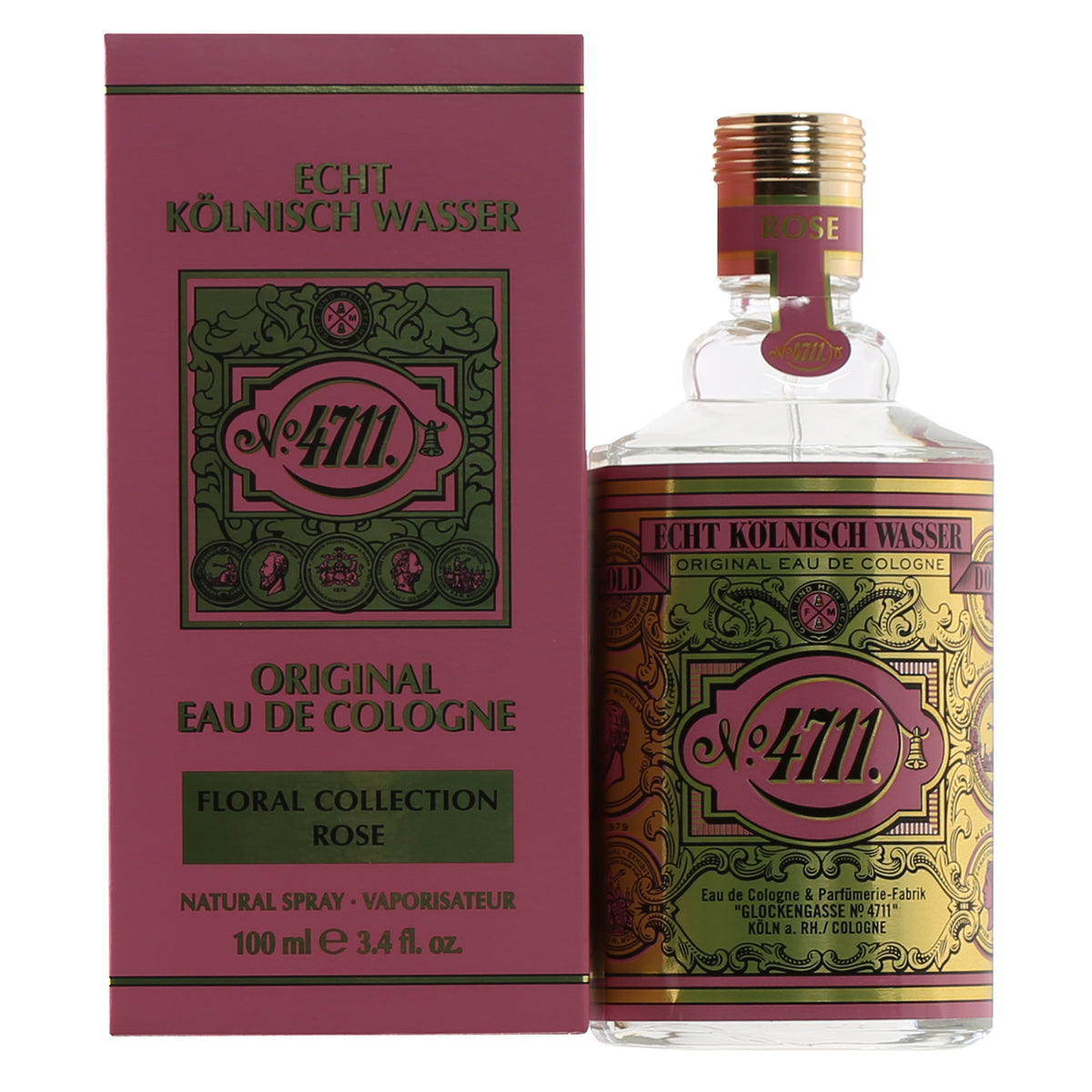4711 By Mulhens Floral Collection Rose EDC Spray