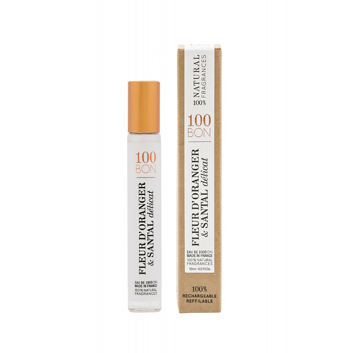 100BON Fleur D'Orange & Santal Delecat 100% Natural Unisex Fragrance Spray