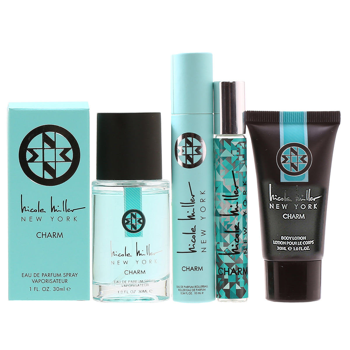 Niolce Miller Charm 1 OZ Body Lotion/ .33 OZ SPR/ 1 OZ SPR