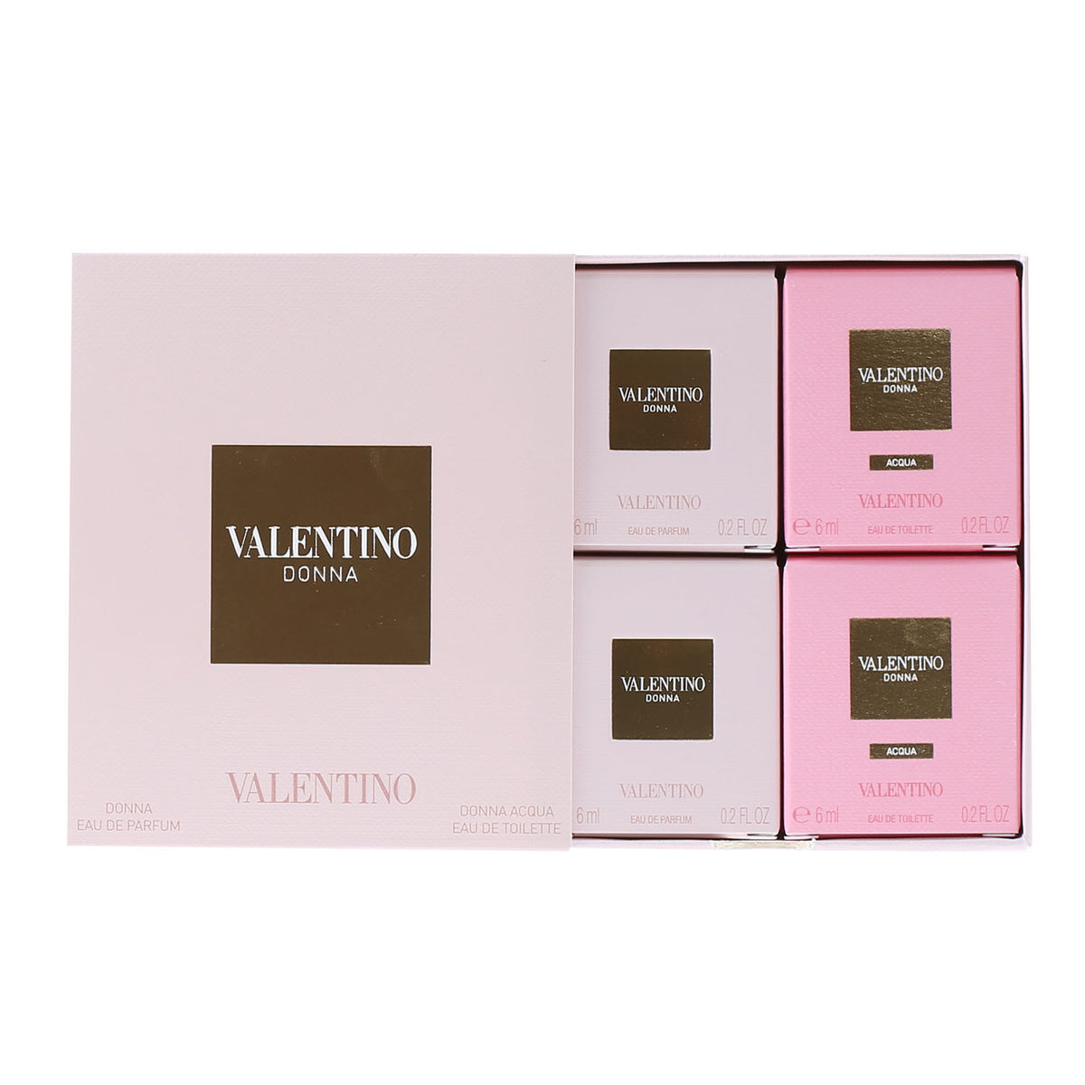 Valentino Dona Set- (2) .2 OZ Valentino Donna, (2) .2 OZ Valentino Donna Acqua
