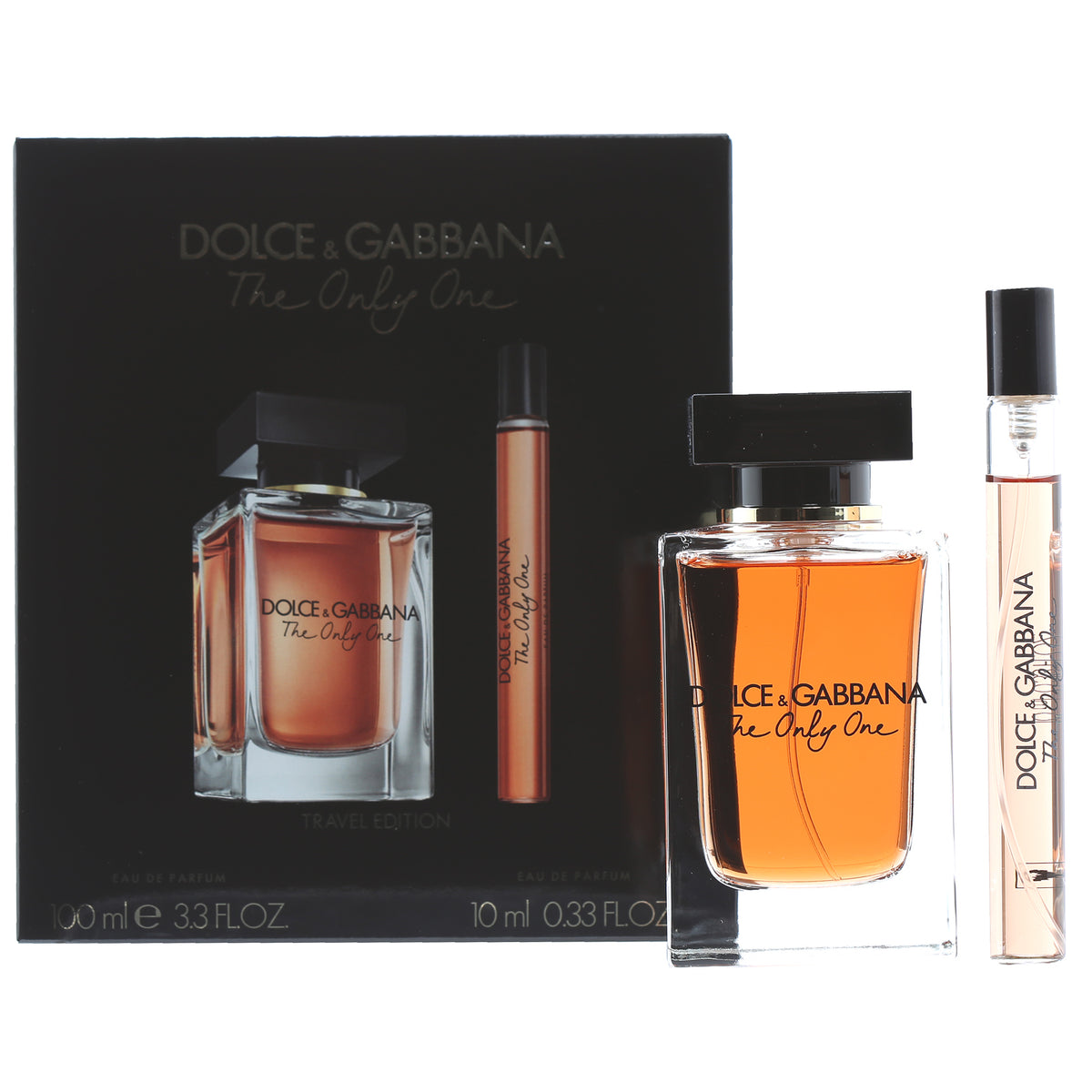 Dolce & Gabbana the Only One Set- 3.3 OZ EDP, .33 OZ EDP