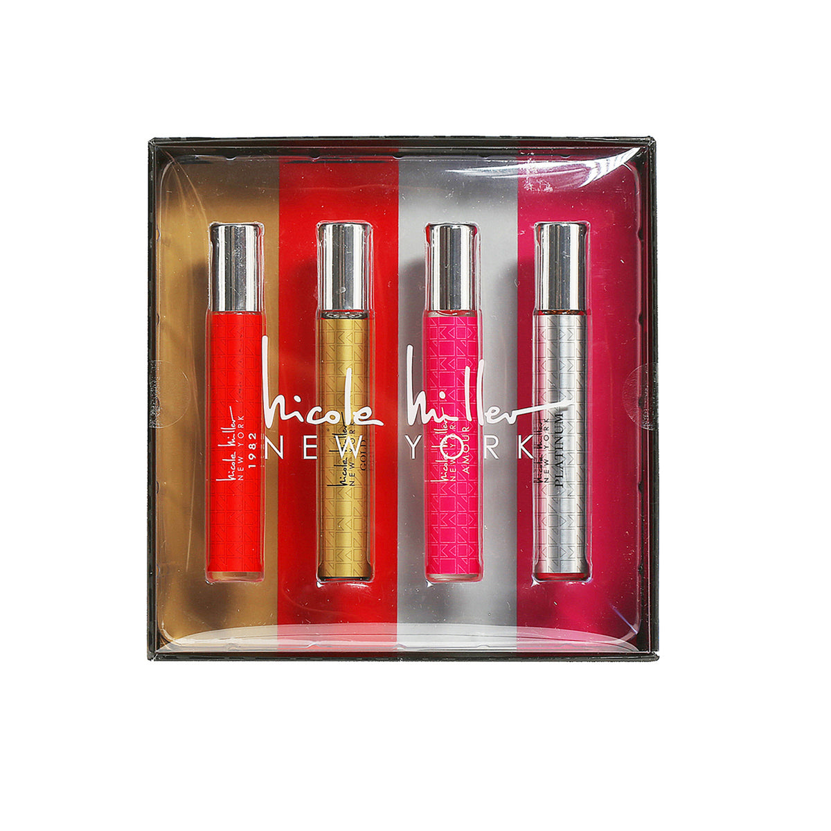 NM Icon Collection Rollerballs .33 OZ Gold/Silver/Amour/1982 Et