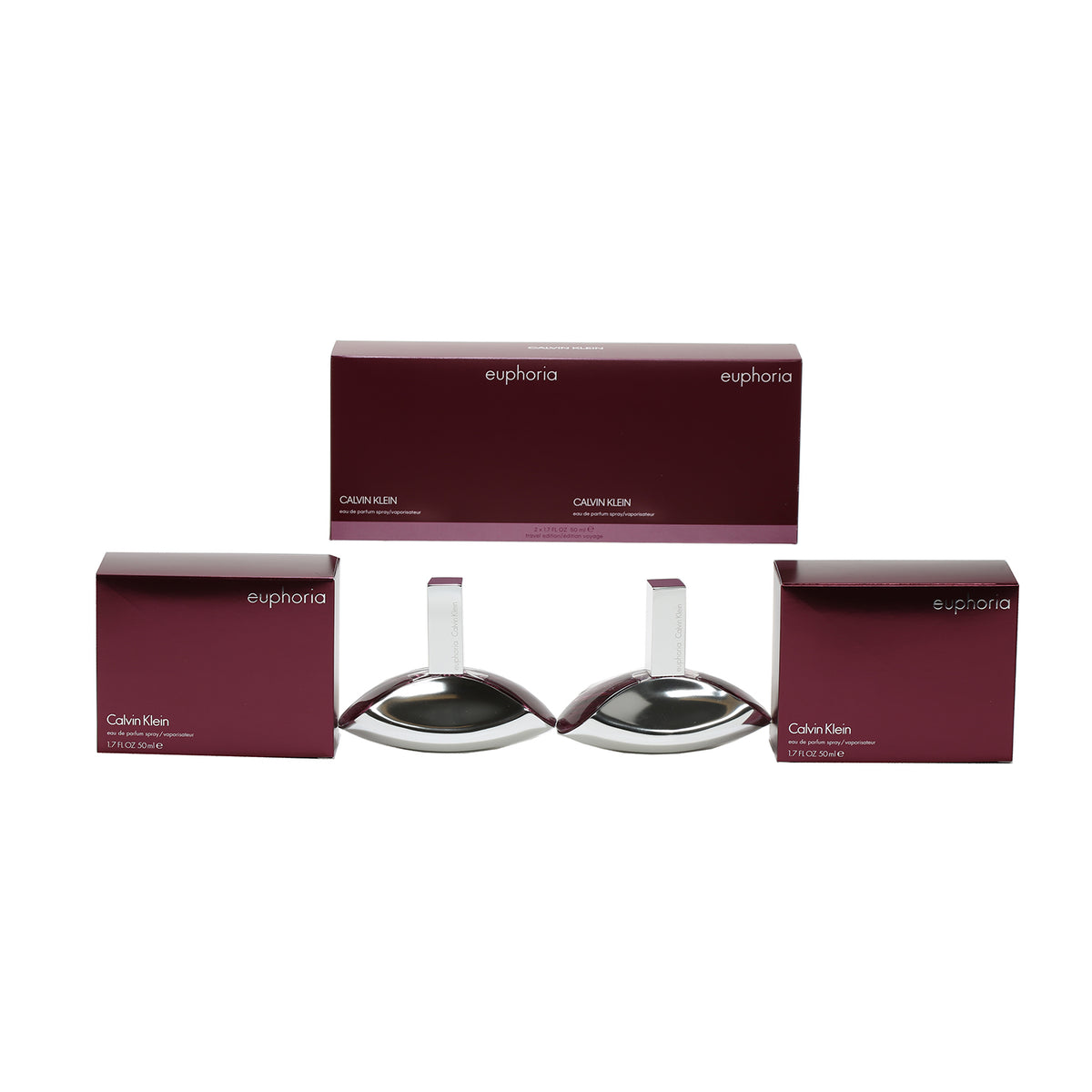 Euphoria Ladies 2 PC Set, (2) 1.7 OZ EDP