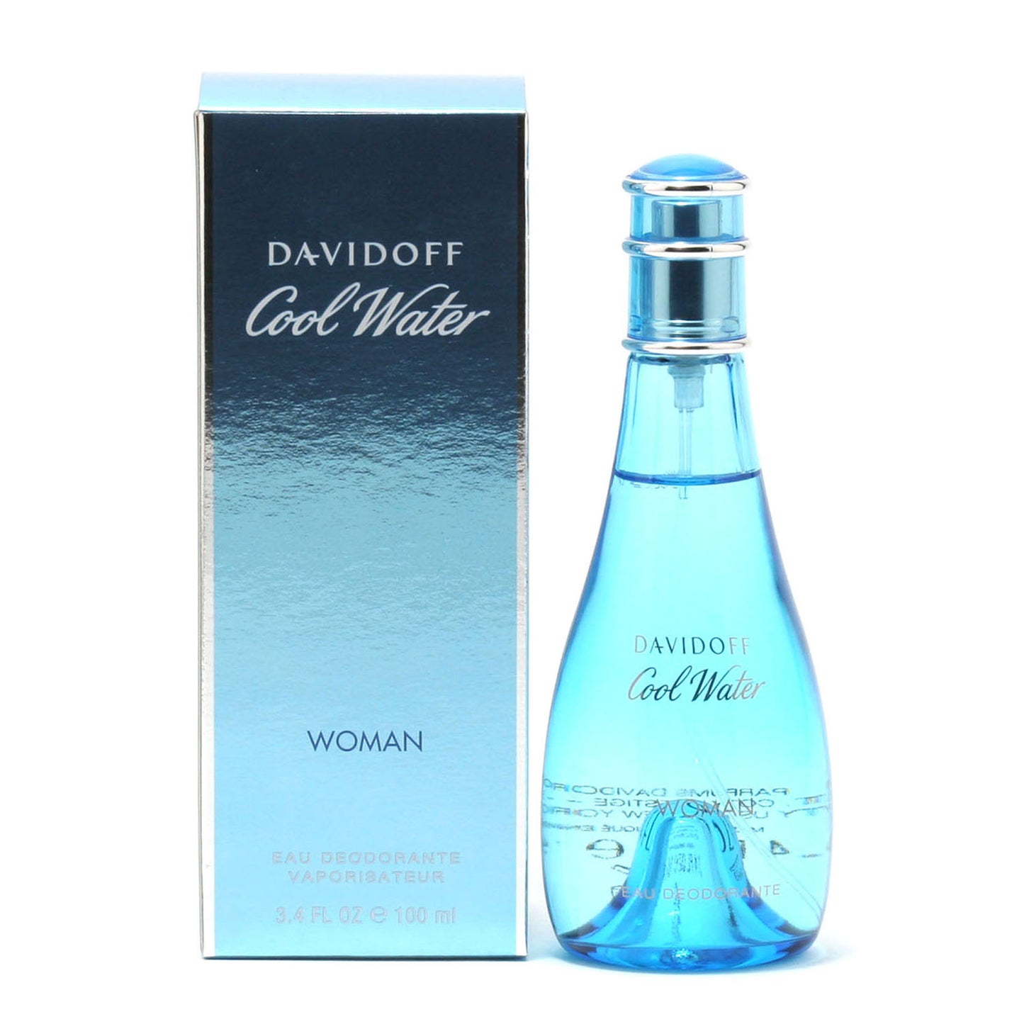 COOL WATER LADIES by DAVIDOFF - MILD DEO SPRAY (GLASS BTL)