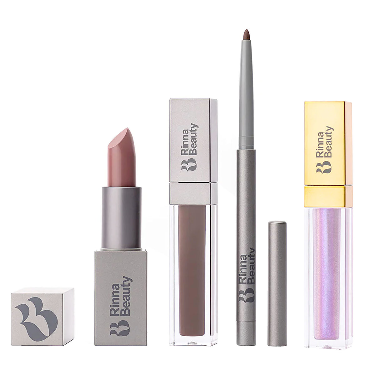 Rinna Beauty Duo Pinky Lip Kit + Purple Pucker Lip Plumping Gloss