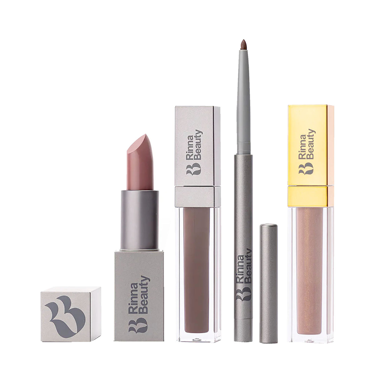 Rinna Beauty Duo Sasha Lip Kit + Jet Setter Lip Plumping Gloss