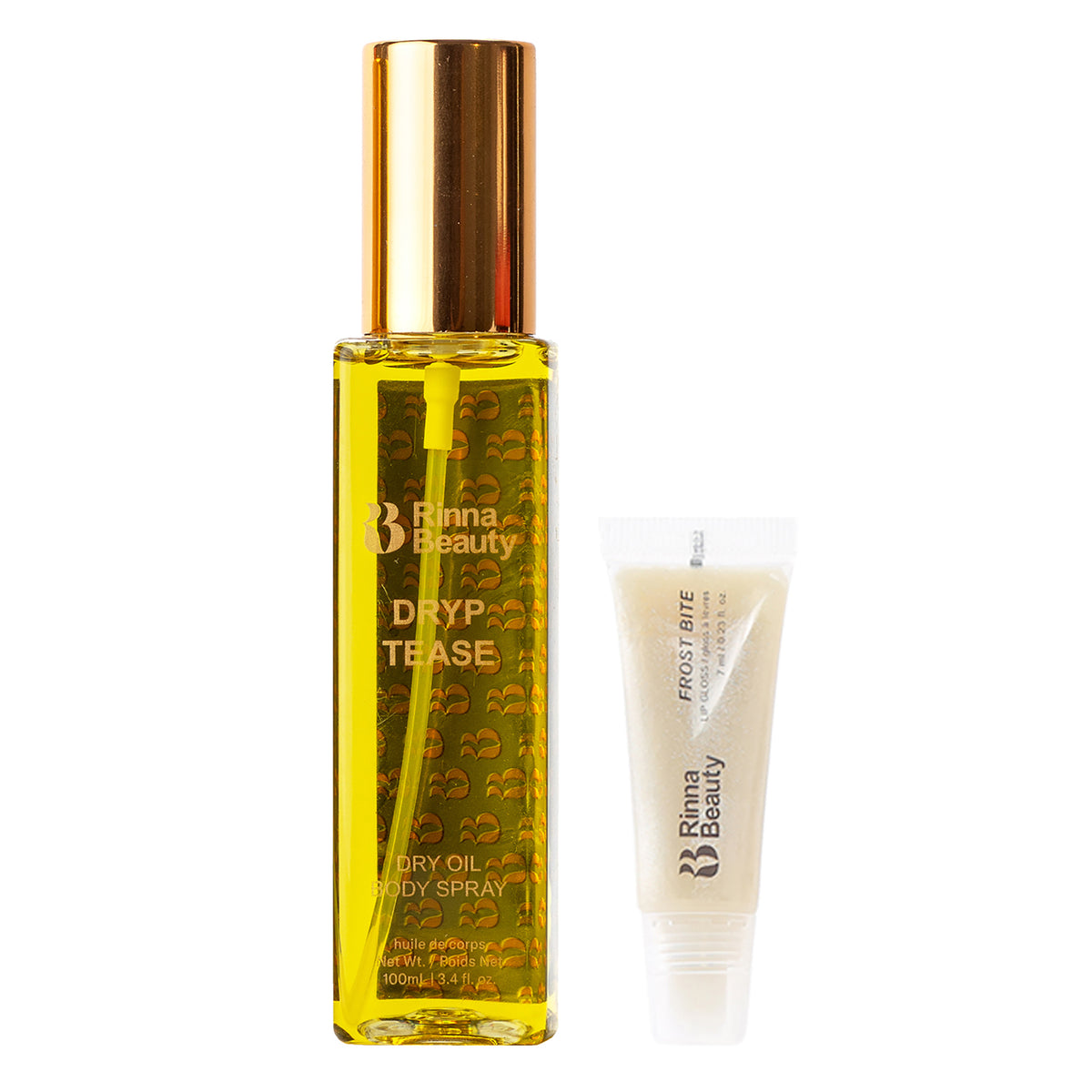 Rinna Beauty Duo Dryp Tease Dryoil/Frostbite Gloss & Go