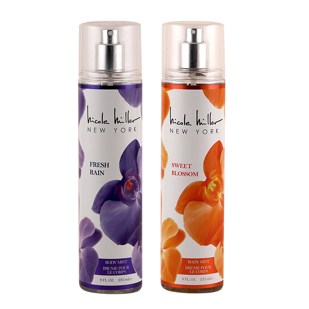 Duo: W Nicole Miller Ny Mod Fresh Rain 8 OZ/Sweet Blossom 8OZ B