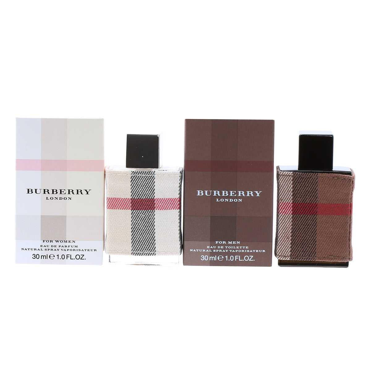 Burberry London Mens 1 OZ + Ladies London 1 OZ