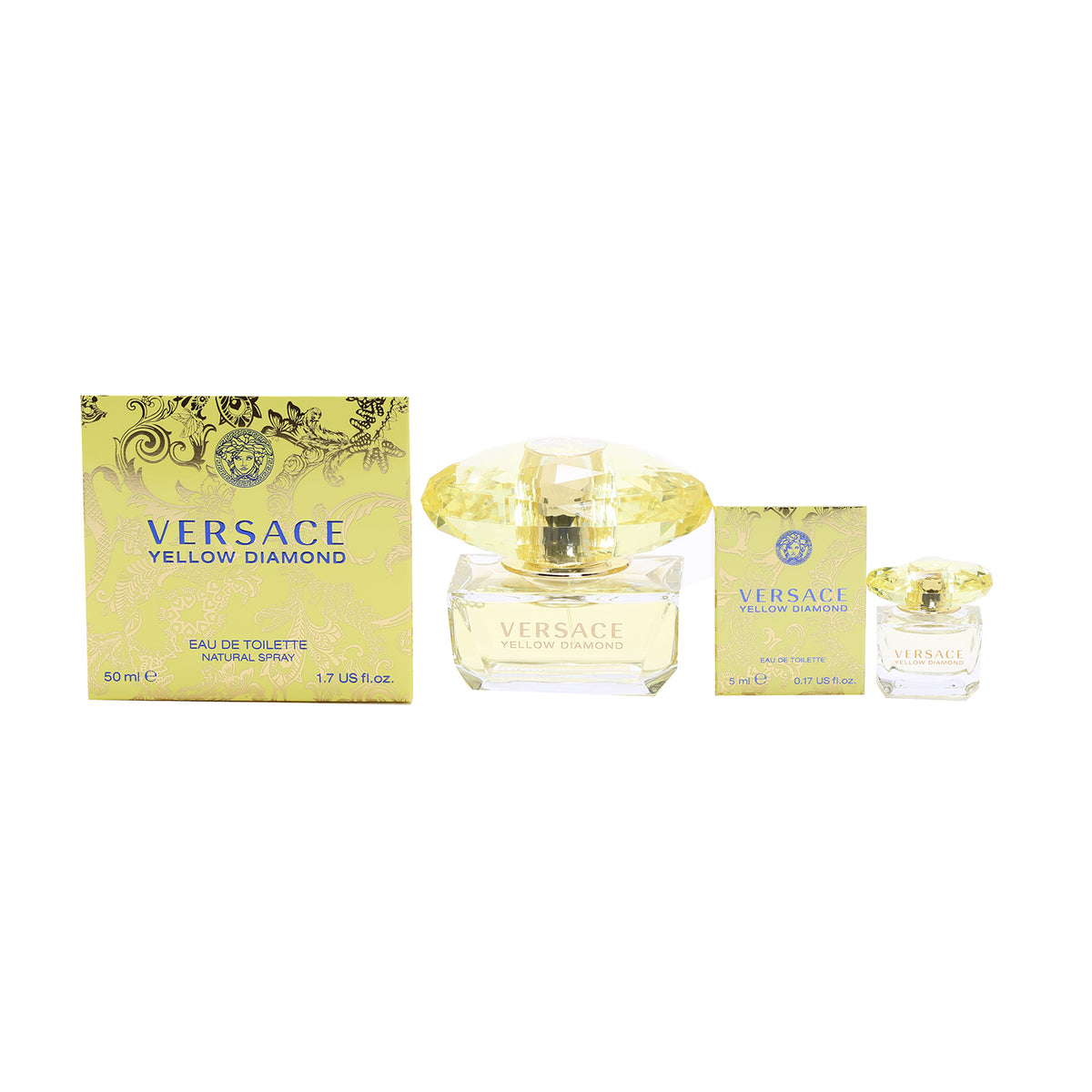 Duo Versace Yellow Diamond 1.7EDT/.17 EDT Mini
