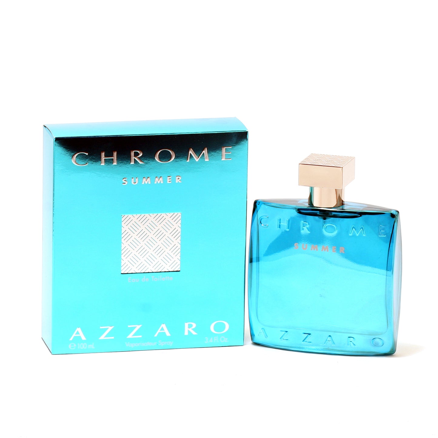 CHROME SUMMER MEN by AZZARO - EDT SPRAY (2013)