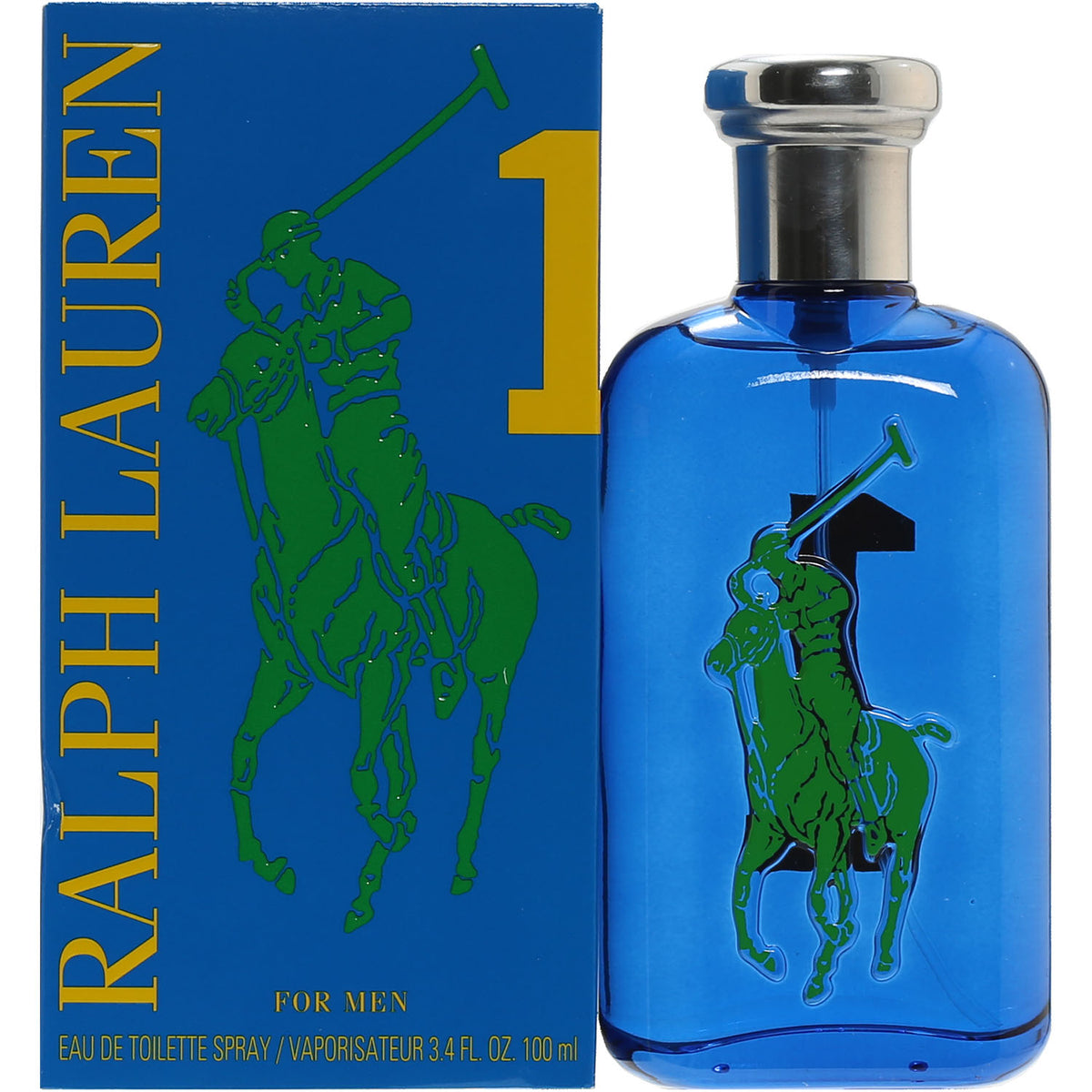 Polo Big Pony Blue # 1 for Men by Ralph Lauren EDT Spray