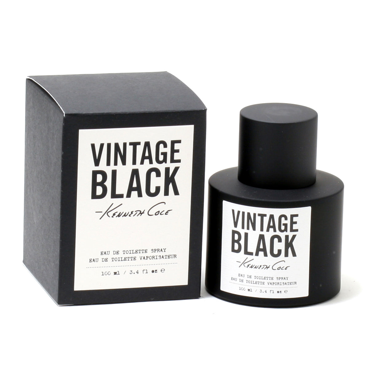 Kenneth Cole Vintage Black Men EDT Spray