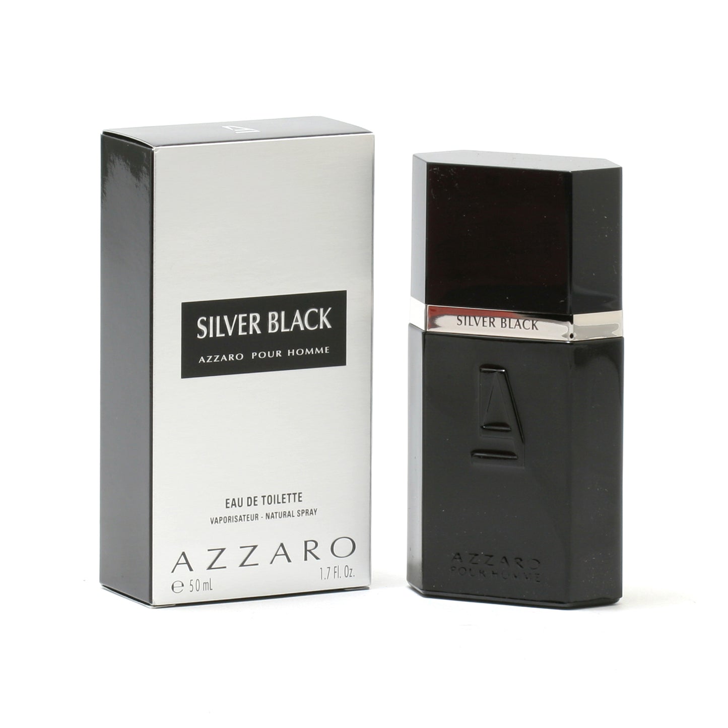 AZZARO SILVER BLACK MEN EDT SPRAY
