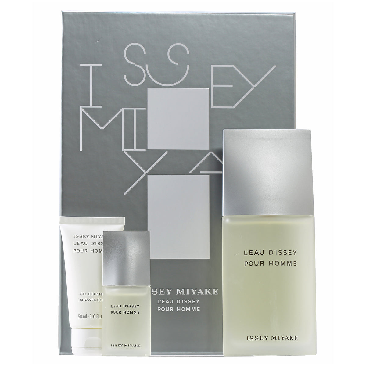 Issey Miyake Pour Homme Set- 4.2 OZ EDT, 1.7 OZ Shower Gel, .5 OZ EDT