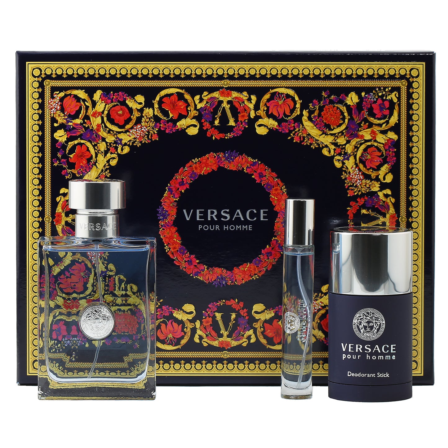 VERSACE POUR HOMME 1.7 SP/1.7 ASB/1.7 H/B SHAMPOO HARD BOX