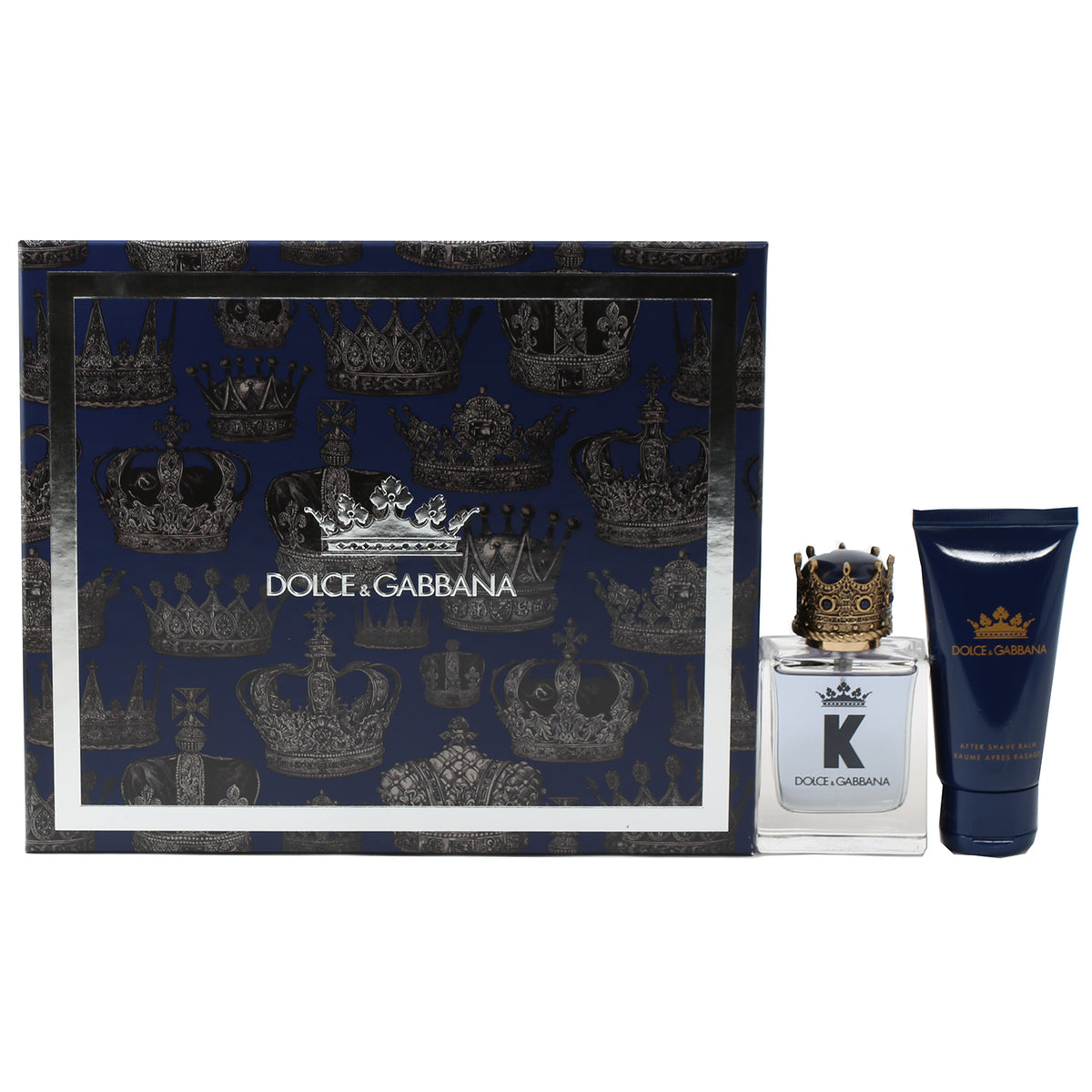 Dolce & Gabbana K Mens Set- 1.6 OZ EDT, 1.6 OZ After Shave Balm