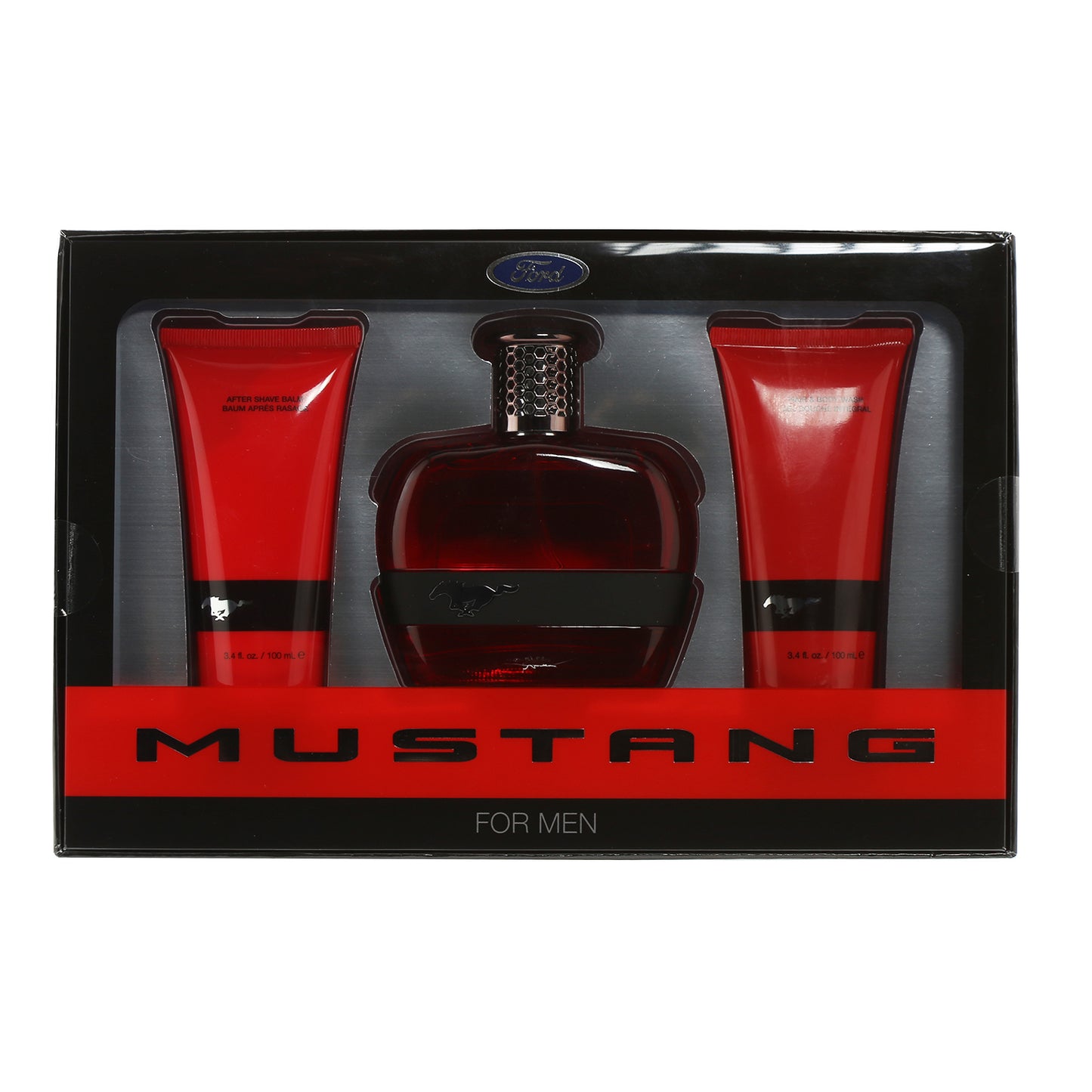 MUSTANG RED MENS SET 6.7 BODY SPRAY/ .5 EDT