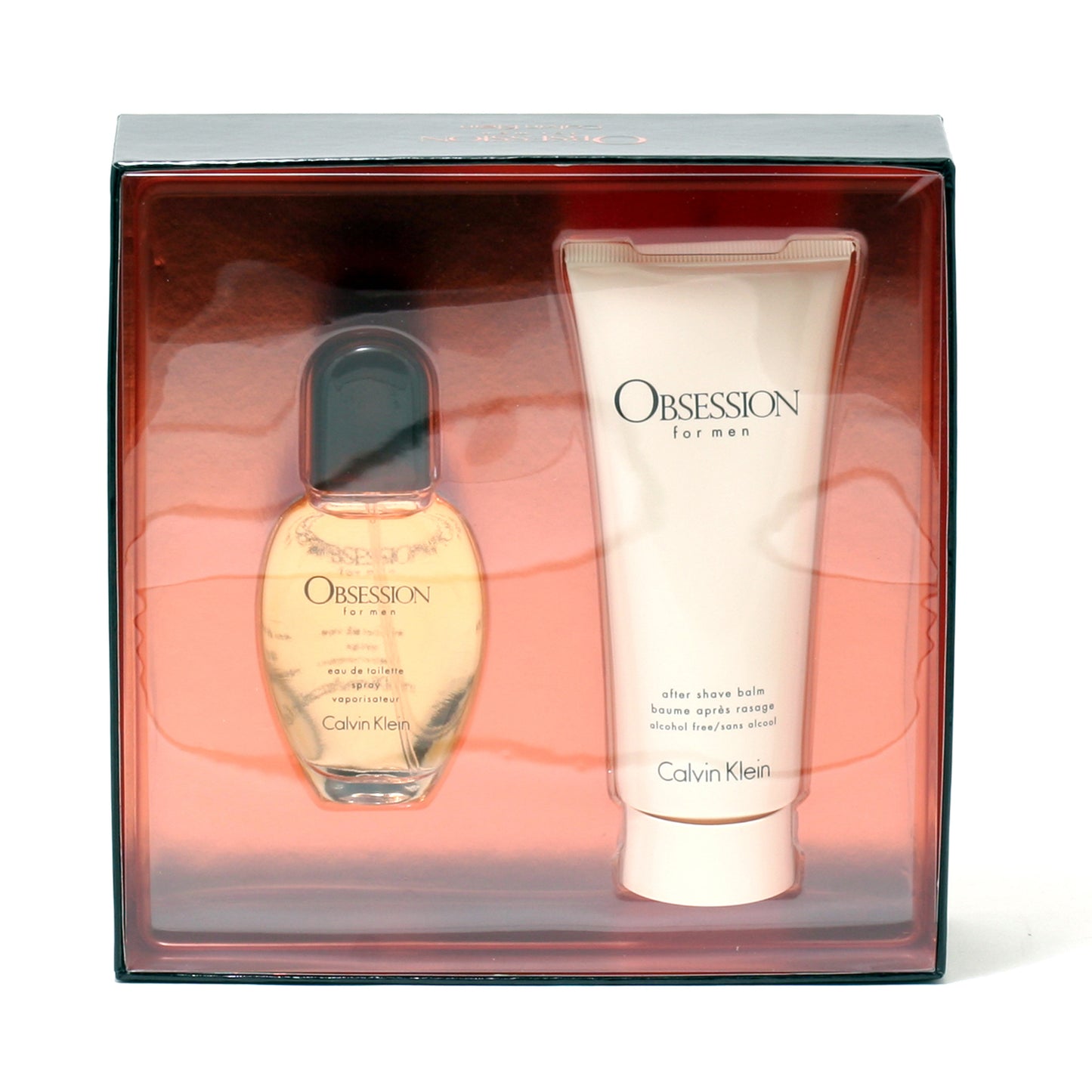 OBSESSION MEN BY CALVIN KLEIN 1 OZ SPRAY/3.4OZ AFTERSHAVE BALM