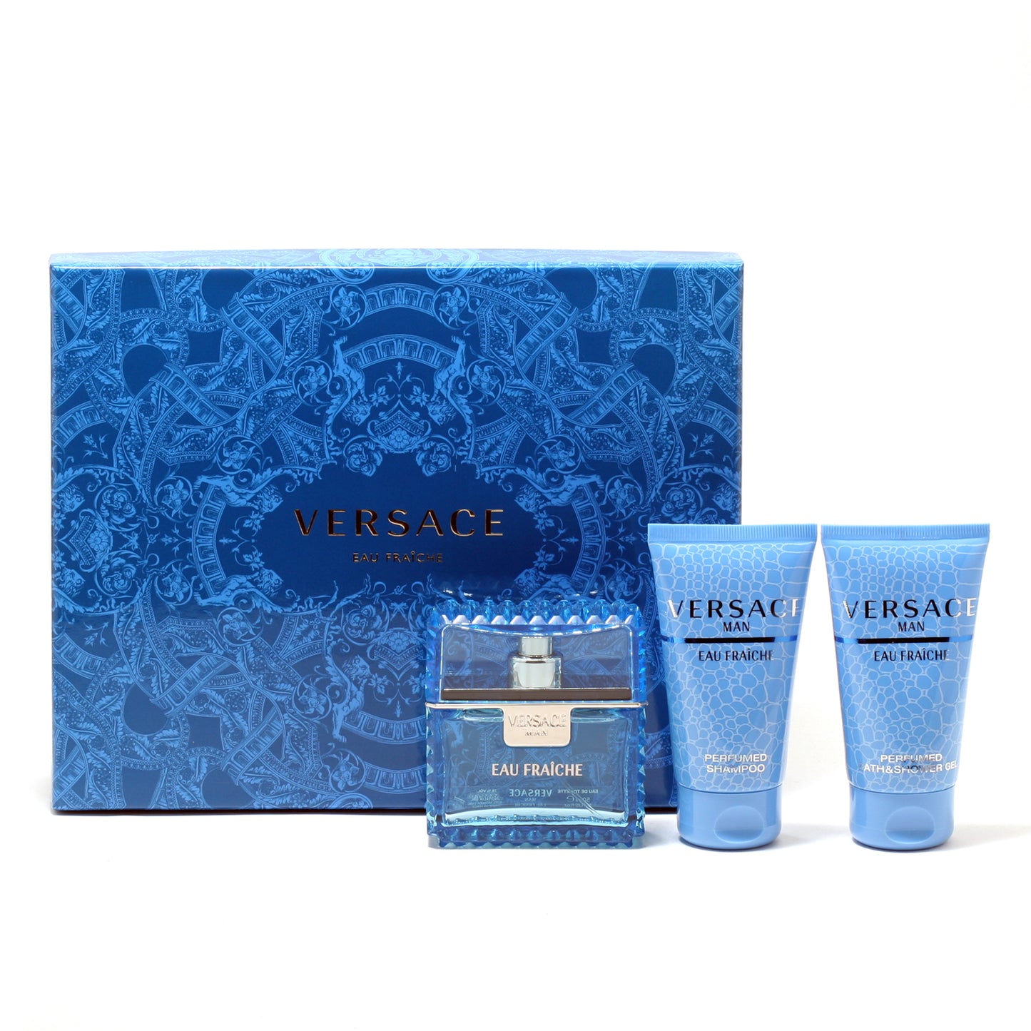 Versace Man Eau Fraiche 1.7SPRAY/1.7SG/1.7SHAMPOO (Hard Box)