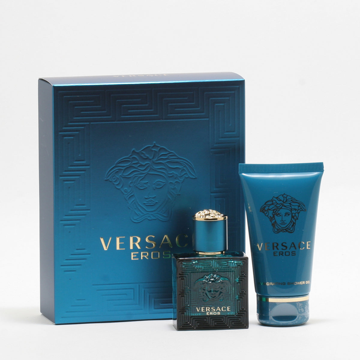 Versace Eros Set 1 OZ EDT Spray/1.7 OZ Shower Gel