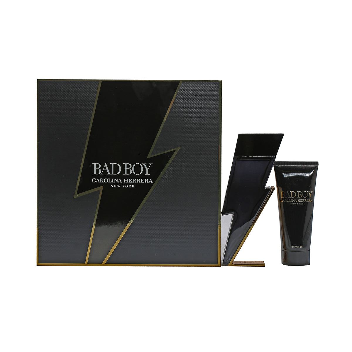 Carolina Herrera Bad Boy Set 3.4 OZ. EDT Spray/ 3.4 OZ. Shower Gel