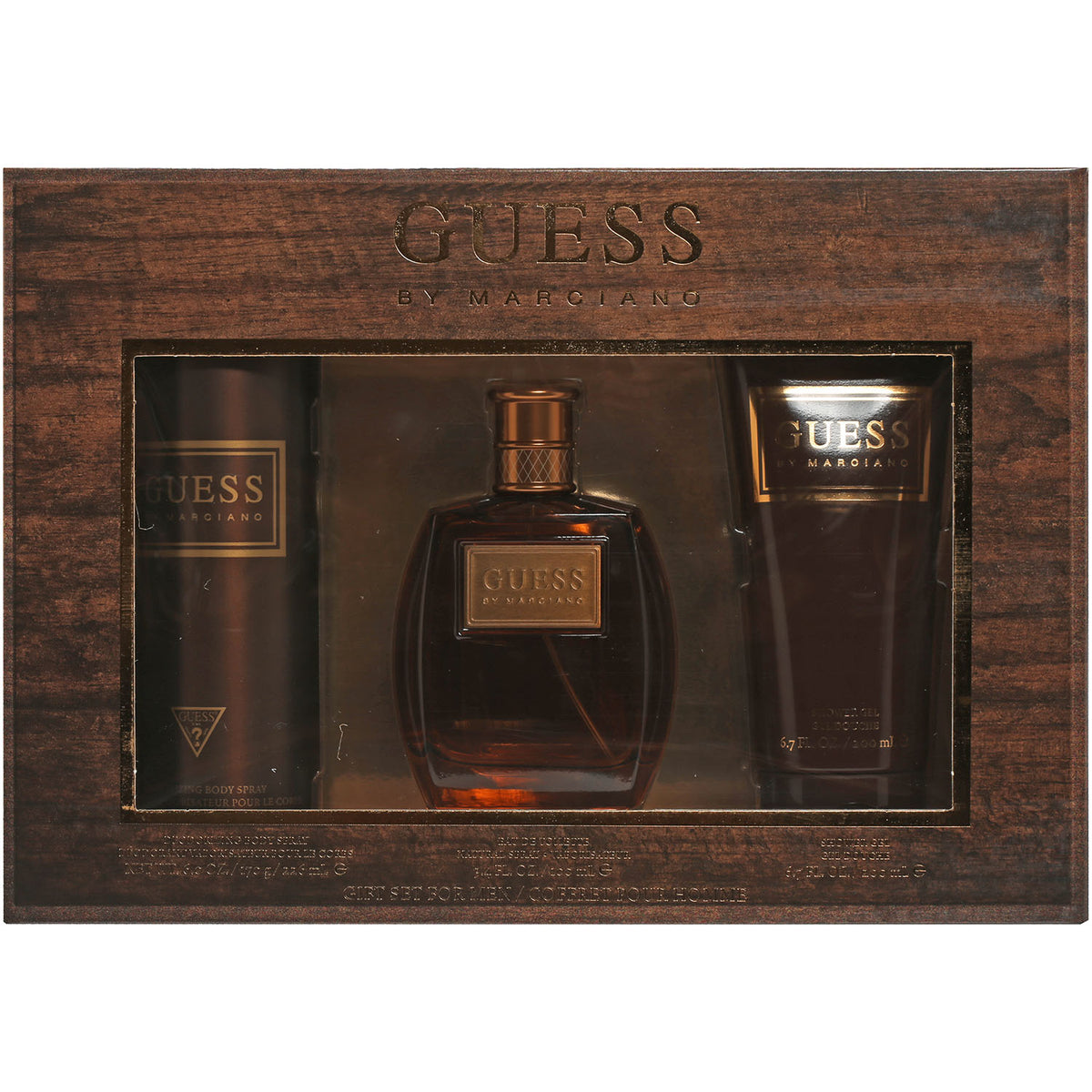Guess Marciano 3 PC Set 3.4 OZ EDT, 6.7 OZ Shower Gel, 6.0 OZ Body Spray