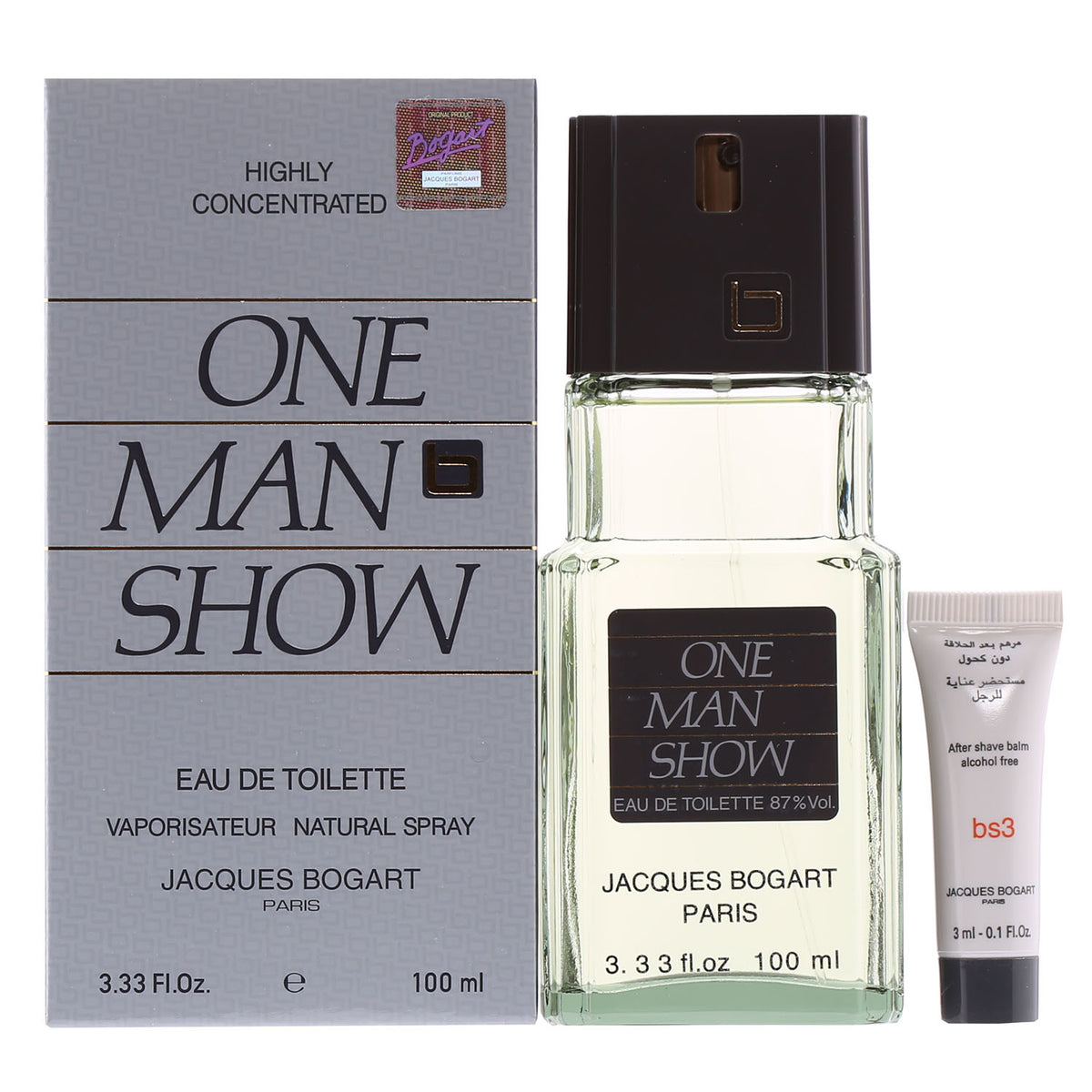One Man Show Set- 3.33 OZ EDT/ .1 OZ Body Lotion