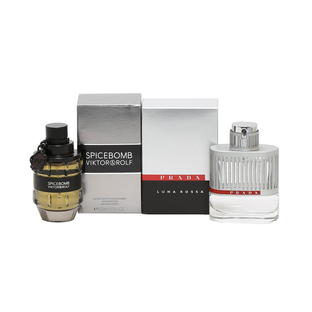 Duo Prada Luna Rossa 1.7/Spicebomb 1.7 Spray