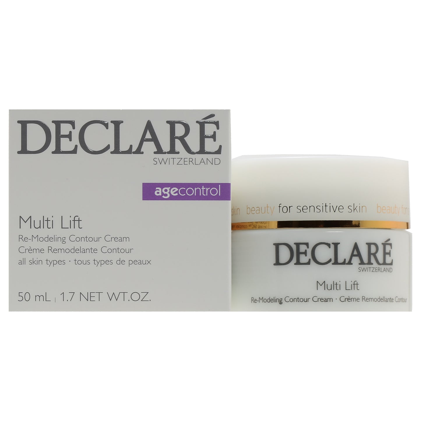 DECLARE MULTI LIFT RE MODELINGCONTOUR CREAM JAR