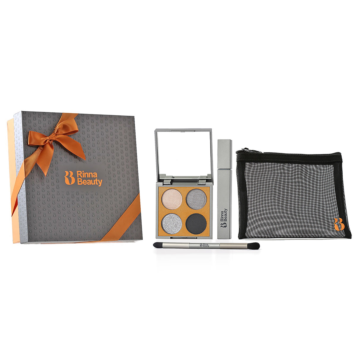 Rinna Beauty Set Smoke Shadow Eye Kit/Lashout Mascara/Bag