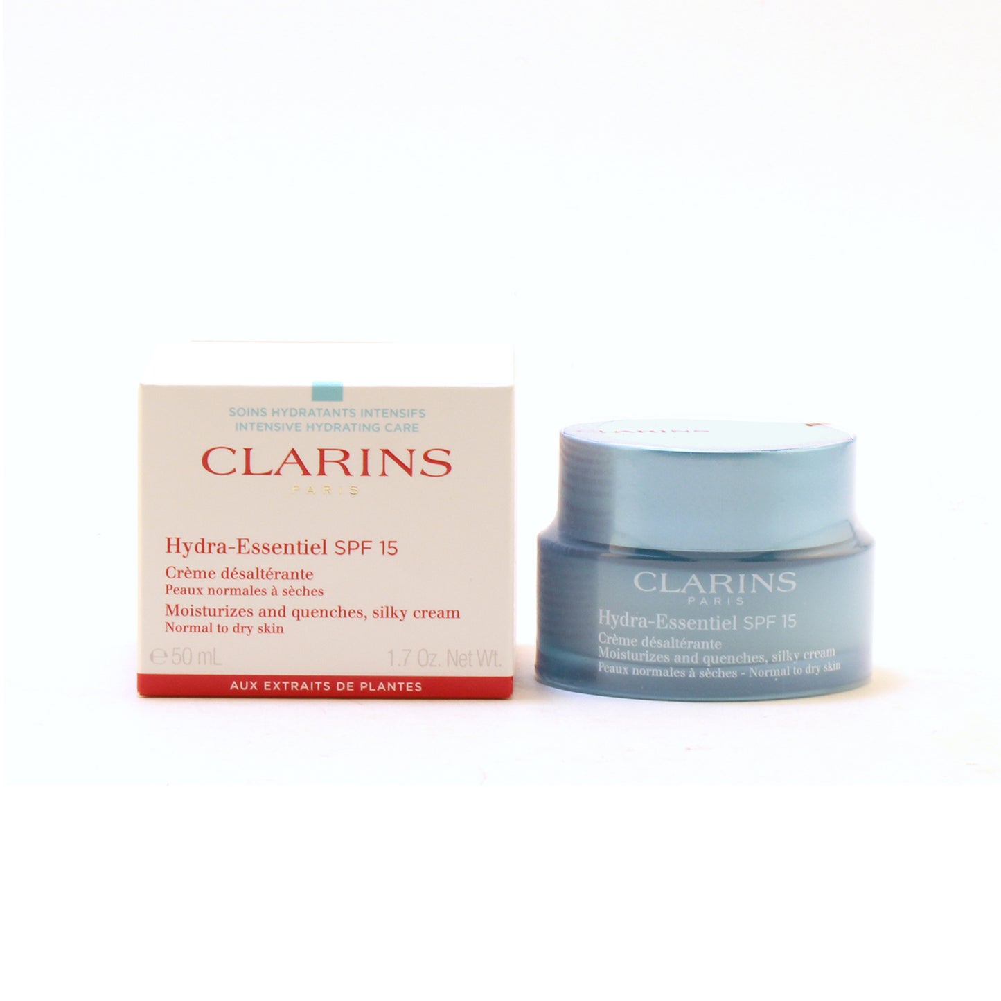 CLARINS ESSENTIAL SILKY CREAMSPF 15 NORMAL TO DRY SKIN 1.7 OZ