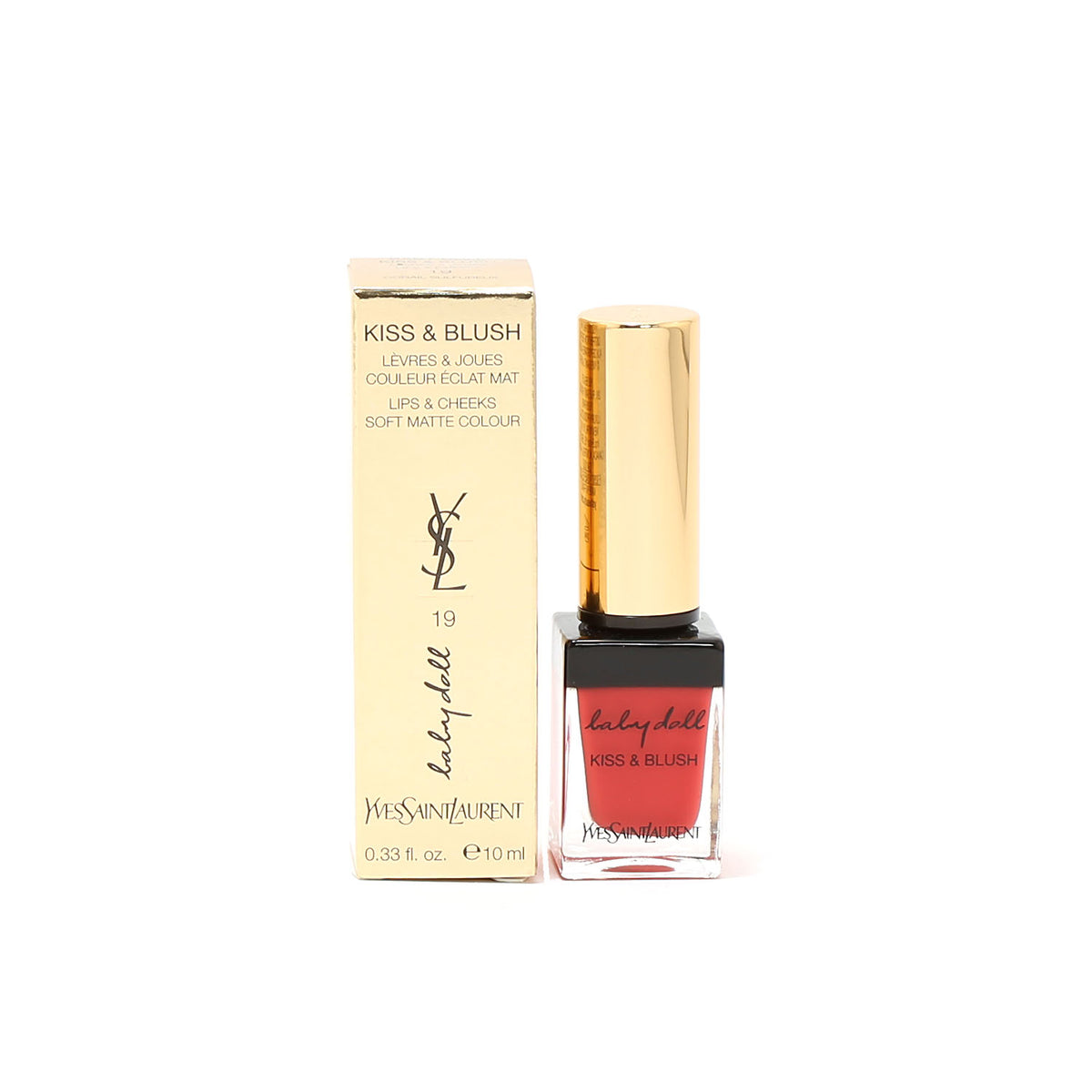 Yves Saint Laurent Babydoll Kiss & Blush #19CORAIL Sulfureux