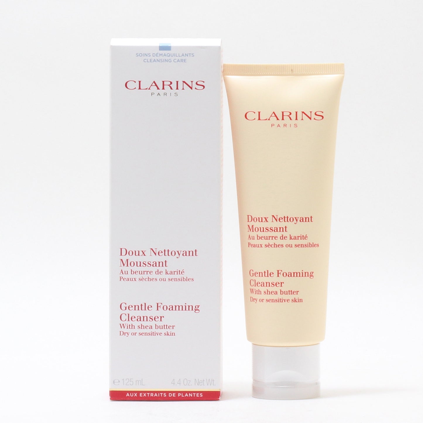 CLARINS GENTLE FOAM CLEANSER W/SHEA BUTTER FOR DRY/SEN SKIN