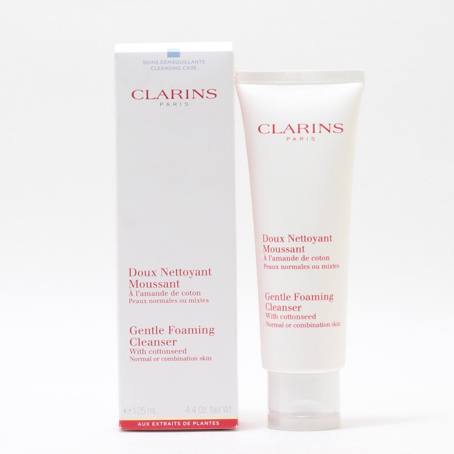 CLARINS GENTLE FOAM CLEANSER W/COTTON SEED FOR NOR/COMBO SK