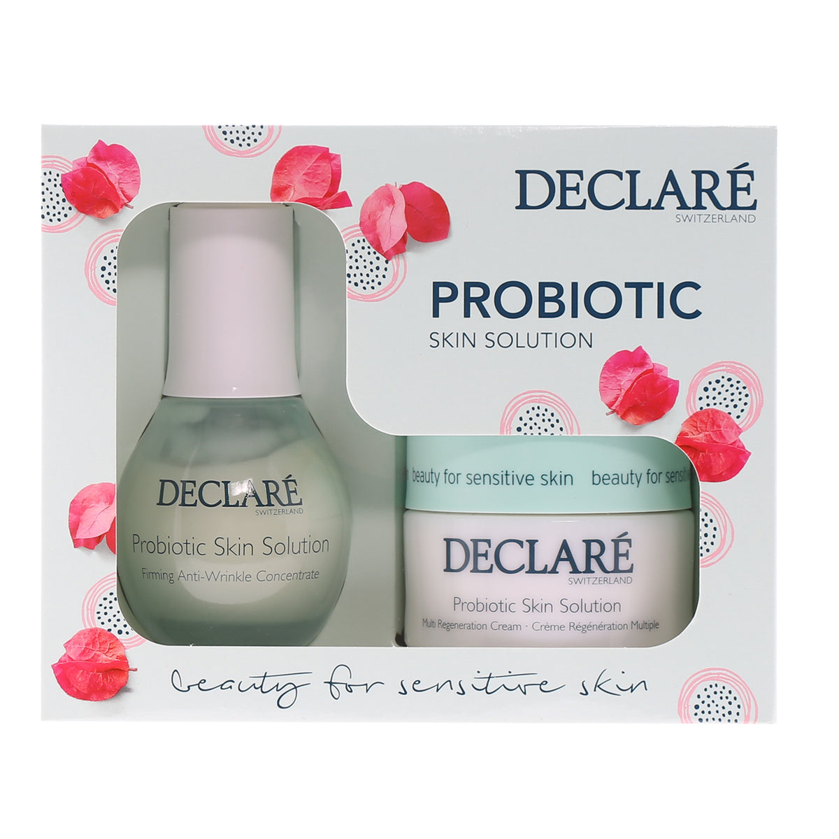 Declare Probiotic Skin Solution Set 1.7 OZ Probitotic Skin Solution Multi Regenerateion Cream/ 1.7 OZ Probiotic Skin Solution Firming Anti Wrinkle Concetrate