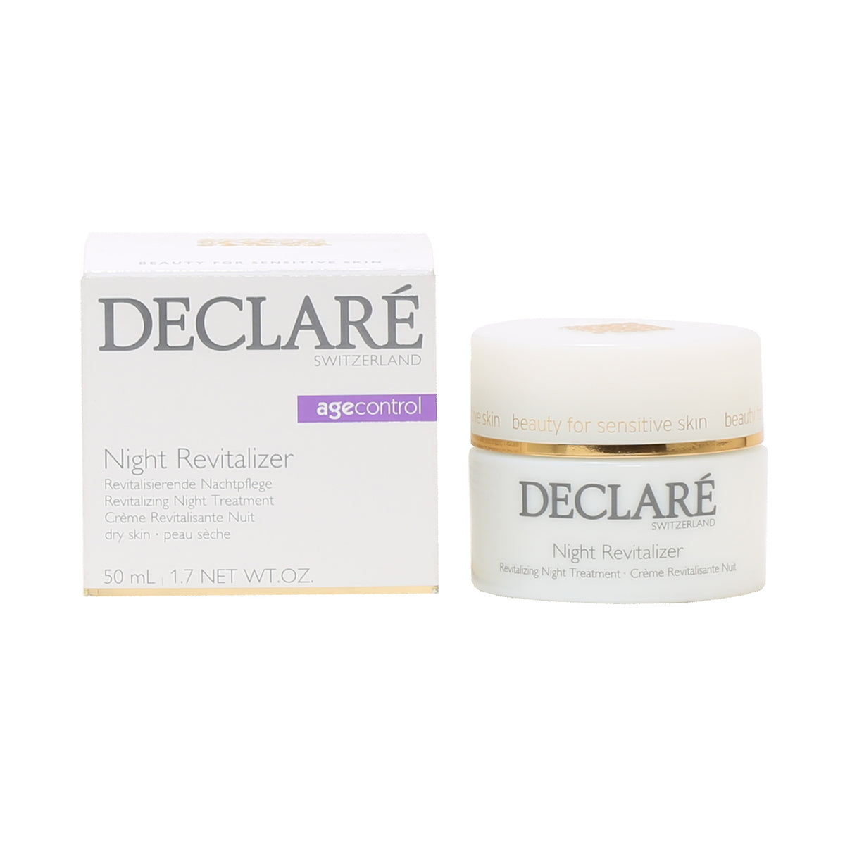 Declare Age Control Night Revitalizer Cream Jar