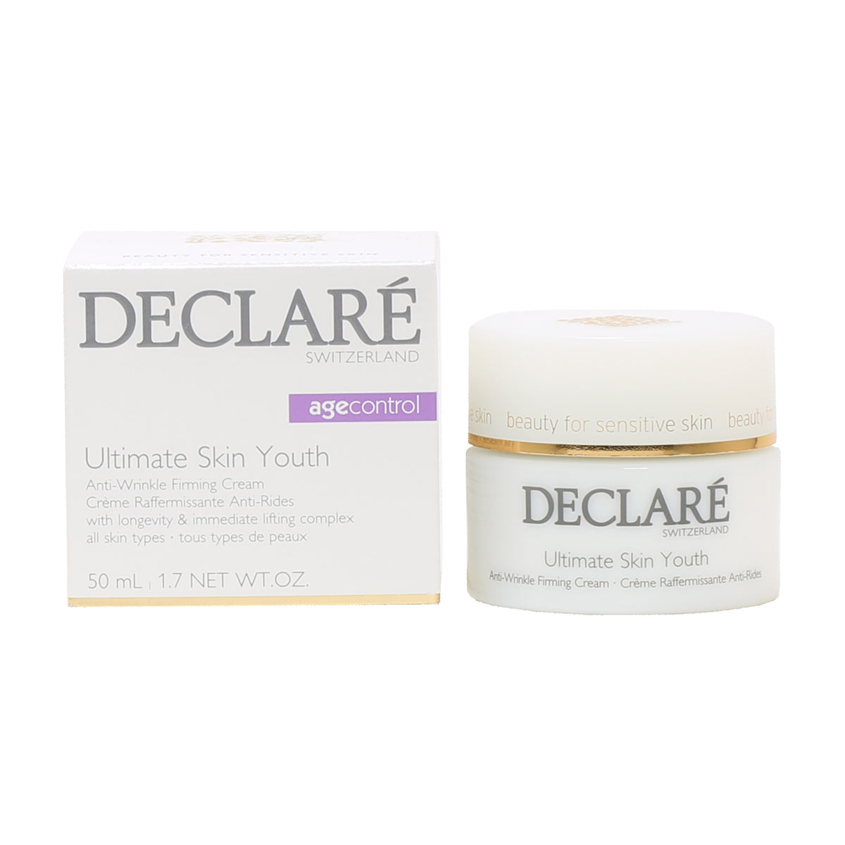 Declare Age Control Ultimate Skin Antiwrinkle Firming Cream Jar