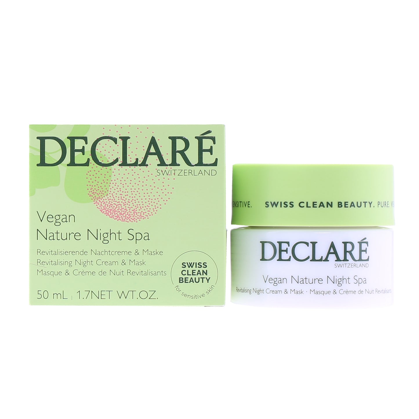 DECLARE VEGAN NATURE NIGHT SPA JAR CREAM