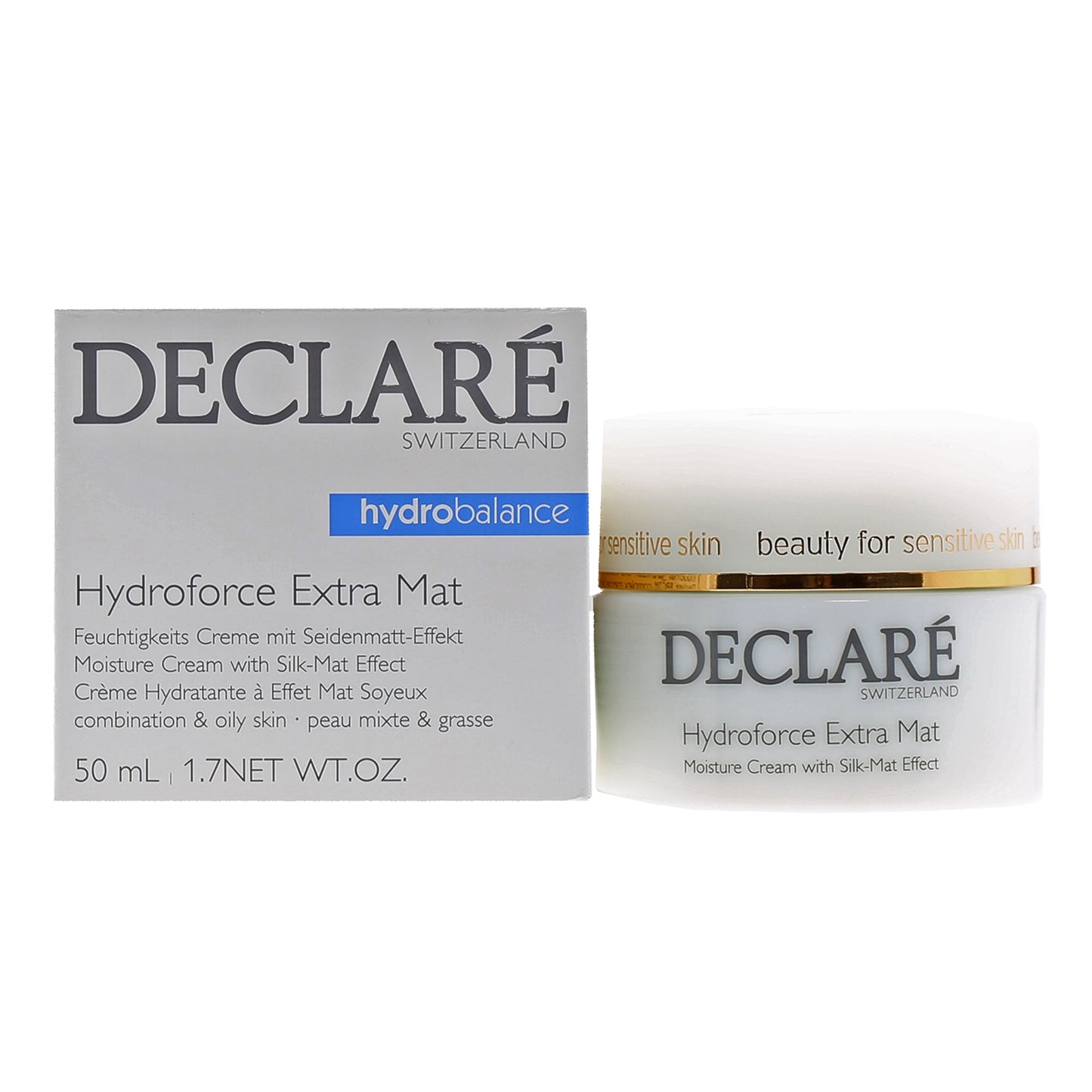 DECLARE HYDROFORCE EXTRA MAT CREAM JAR