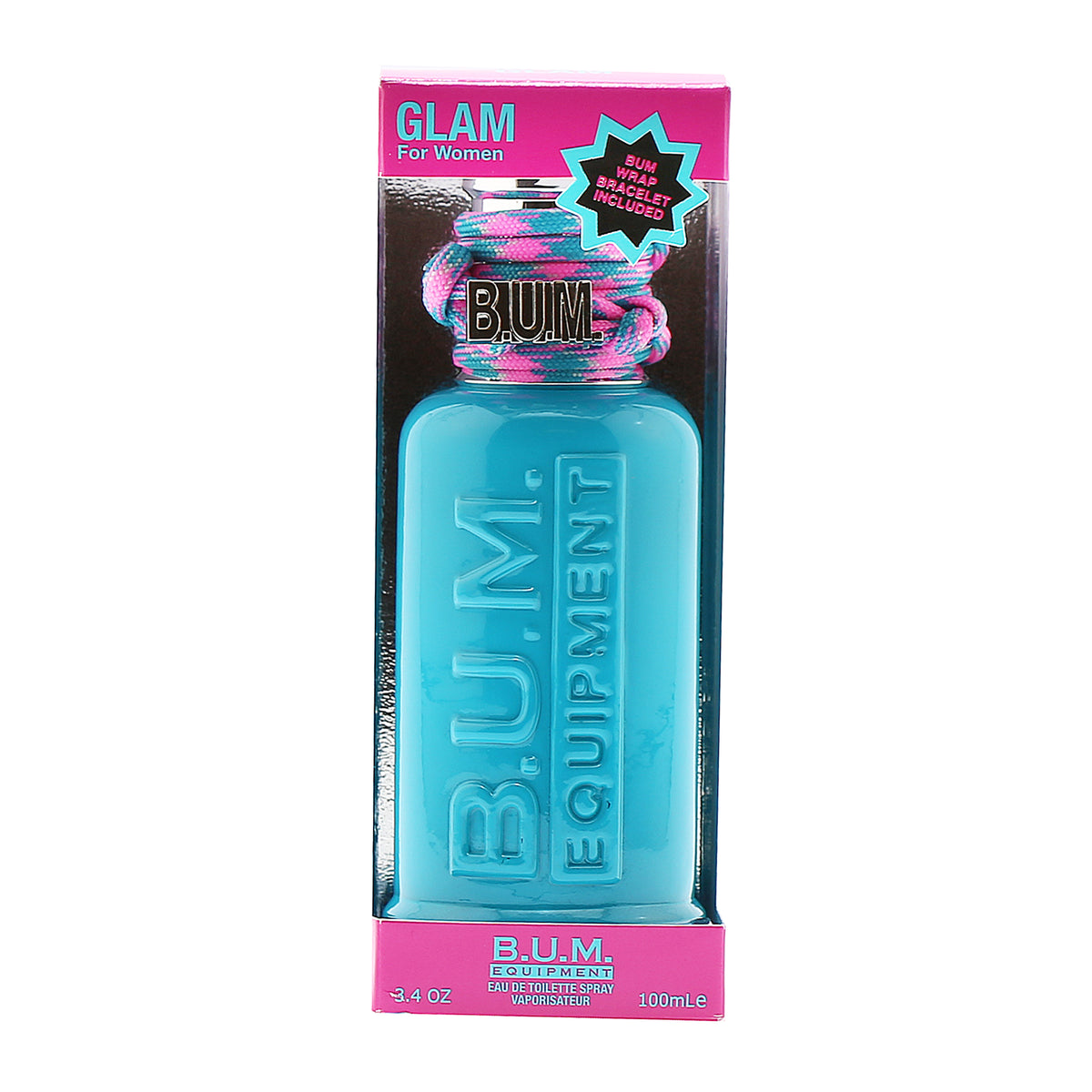 Bum Equipment Glam for Ladies EDT Spray W/Wrap Bum Bracelet