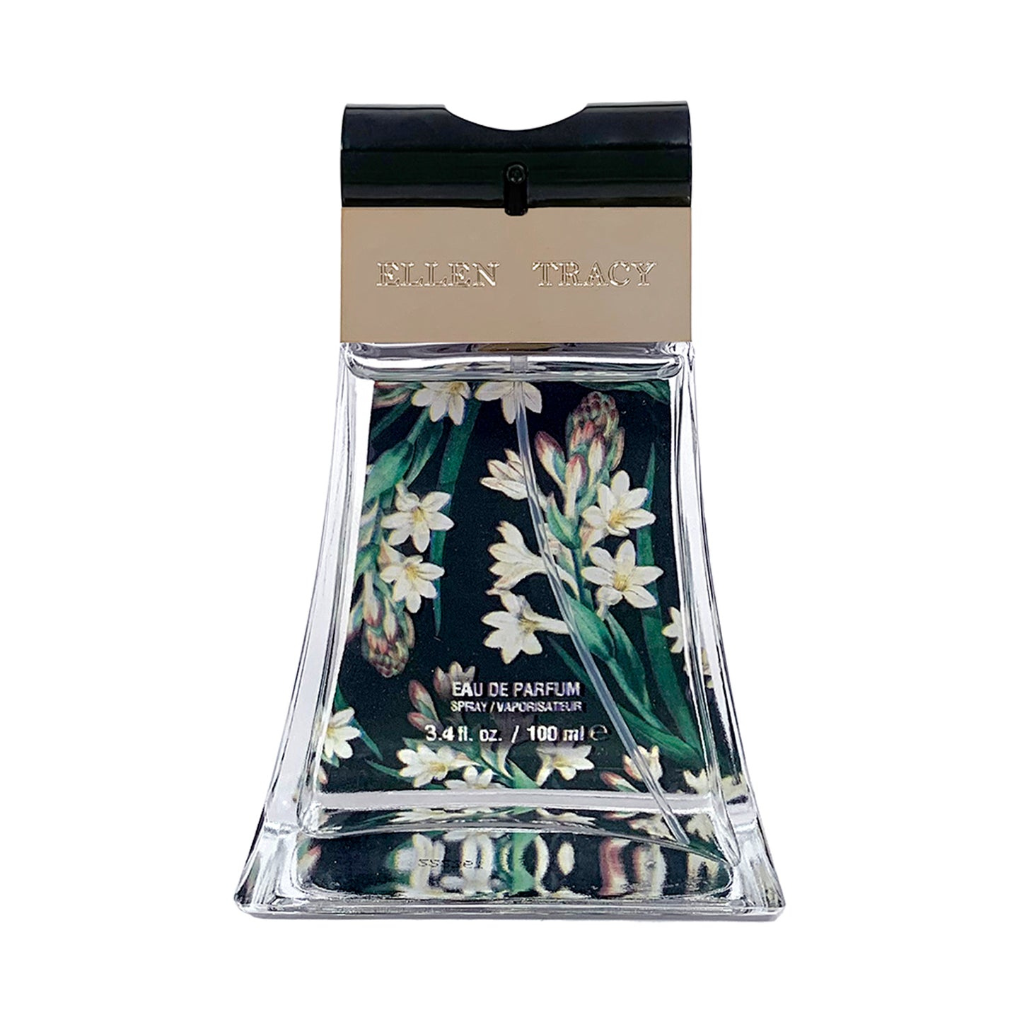 ELLEN TRACY FLORAL BLACK CONFIDENT EDP SPRAY (WHITE) UNBOXED