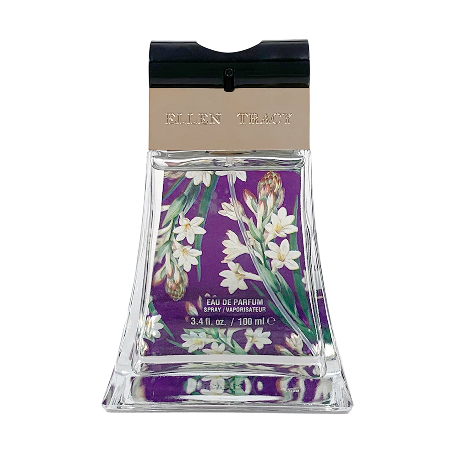 ELLEN TRACY FLORAL PURPLE DECISIVE EDP SPRAY (WHITE) UNBOXED