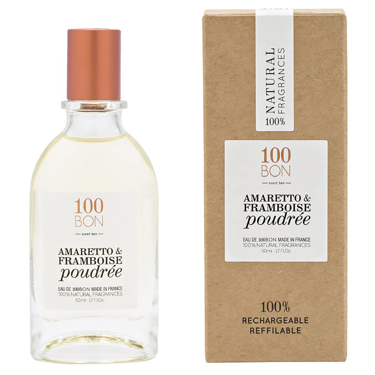 100BON Amaretto & Framboise Poudree 100% Natural Unisex Fragrance Spray