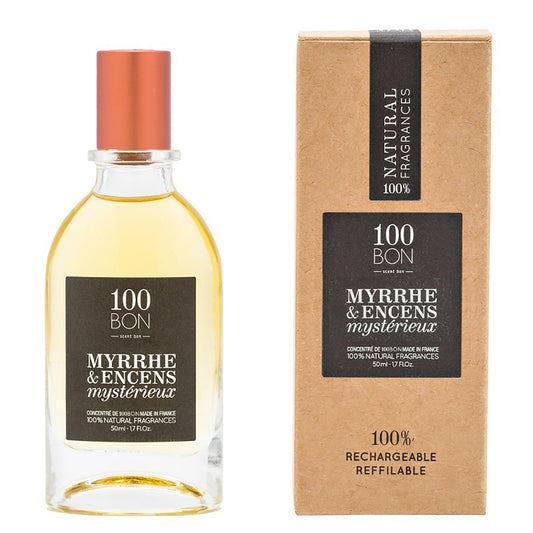 100BON MYRRHE & ENCENS MYSTERIEUX 100% NATURAL CONCENTRATE UNISEX FRAGRANCE SPRAY