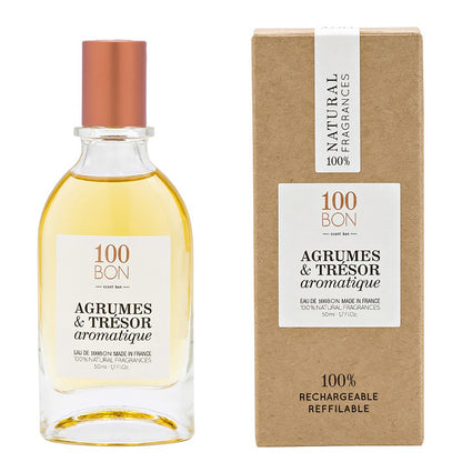 100BON AGRUMES & TRESOR AROMATIQUE 100% NATURAL UNISEX FRAGRANCE SPRAY