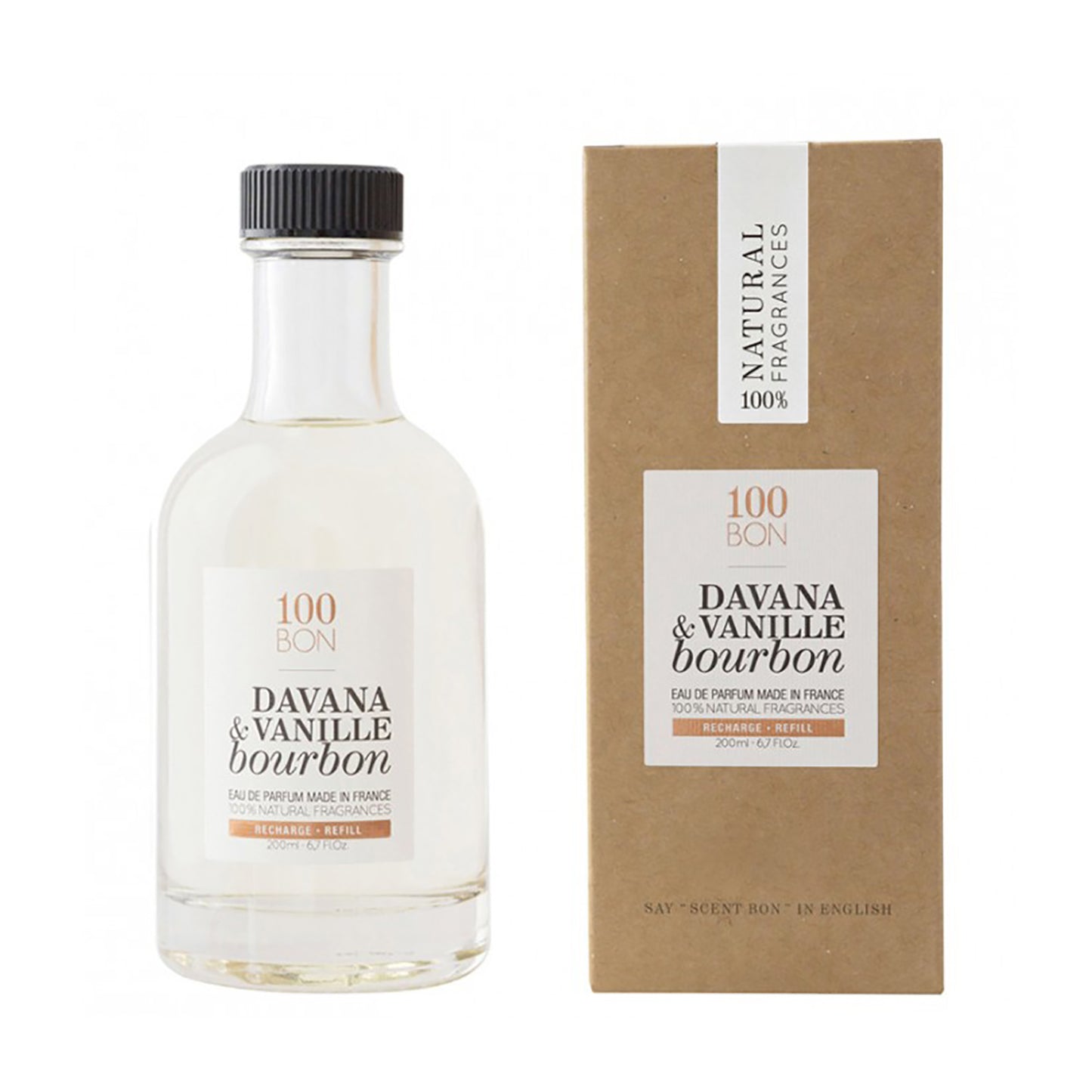 100BON DAVANA & VANILLE BURBON 100% NATURAL FRAGRANCE REFILL