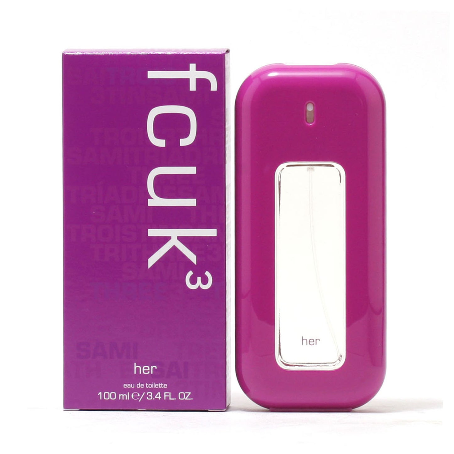 FCUK 3 FOR HER by FRENCH CONNECTION - EDT SPRAY