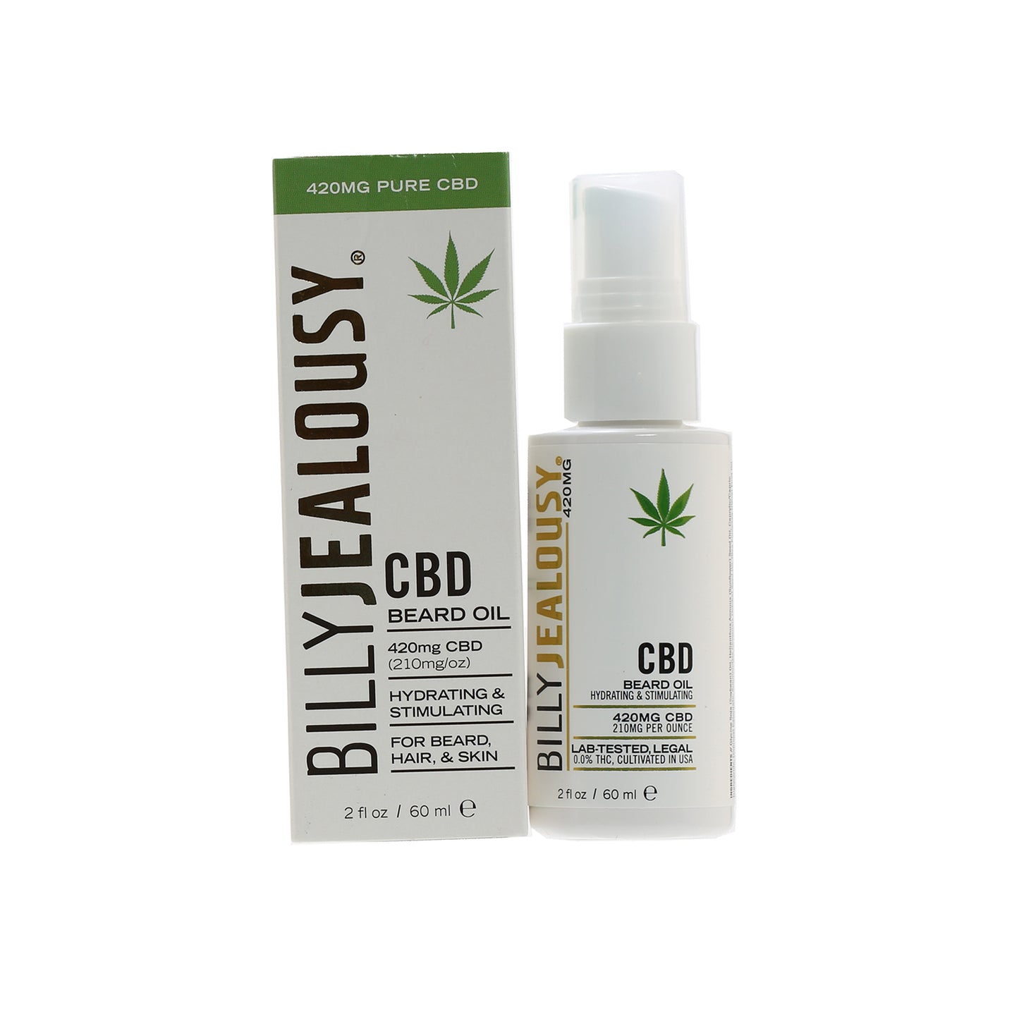 BILLY JEALOUSY CBD BEARD OIL W/ 420MG CBD